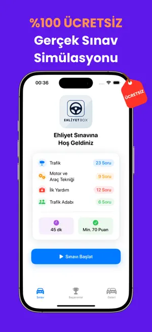 EhliyetBox: Ehliyet Sınav Soru screenshot 1