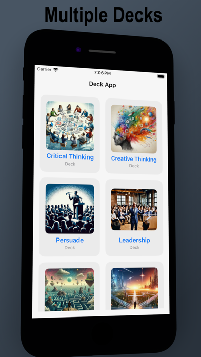 Screenshot #2 pour Deck App: Cards to Reference