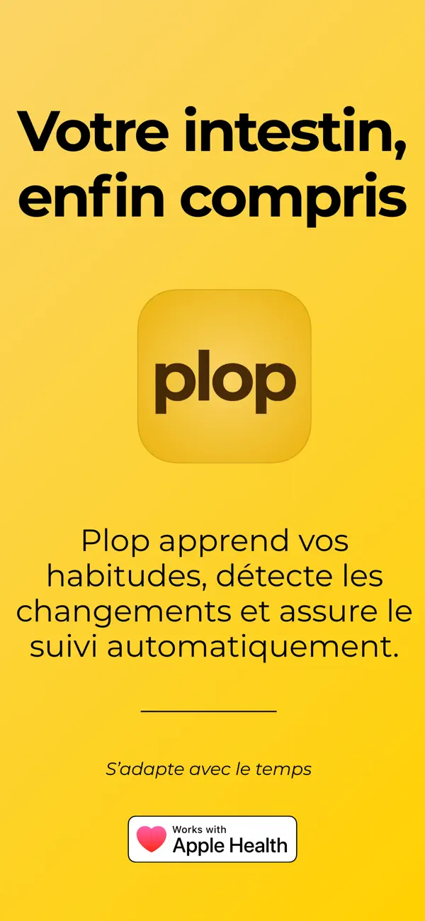 Screenshot #1 pour plop - le suivi des selles