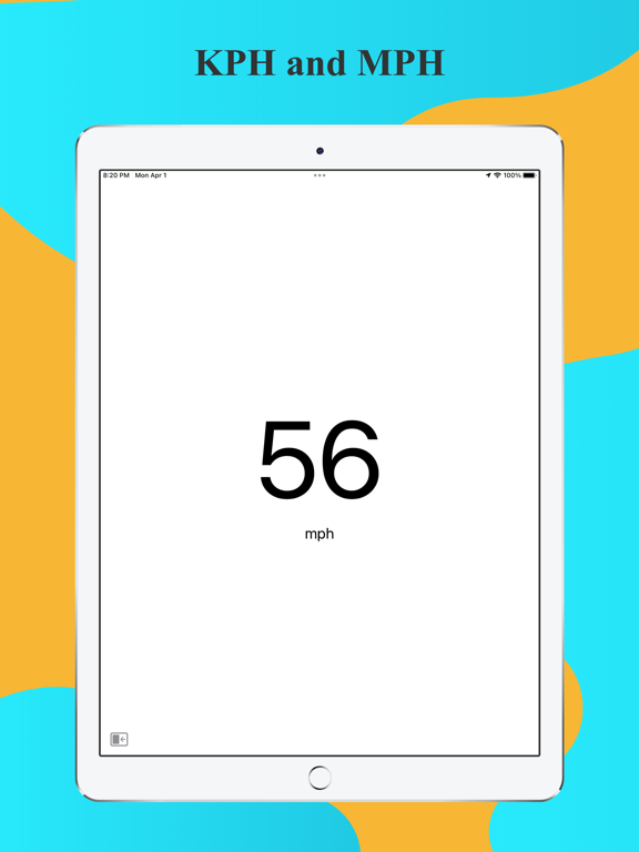 Just a simple speedometer iPad screenshot 1 - Navigation app