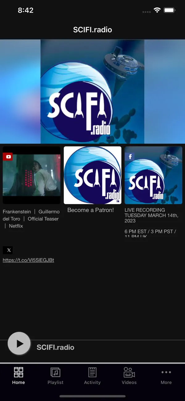 Screenshot #1 pour SCIFI.radio