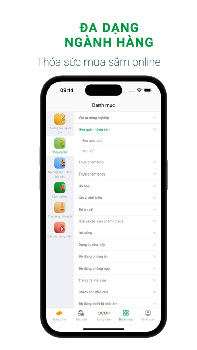 Nông Sản Bưu Điện Screenshot