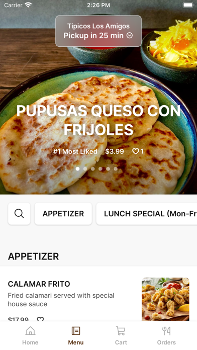Tipicos Los Amigos iPhone screenshot 2 - Food & Drink app