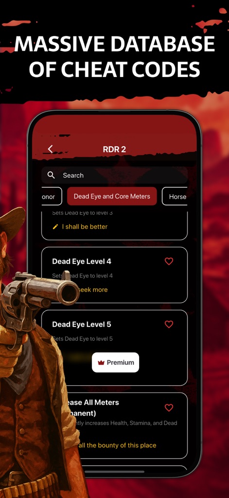 All Cheats for RDR • - 참고 앱 | MWM