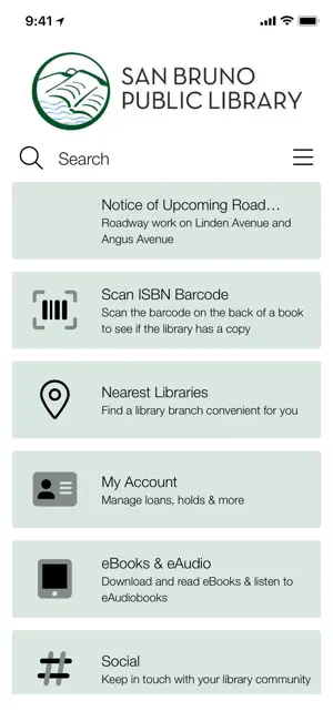 San Bruno Library screenshot 1