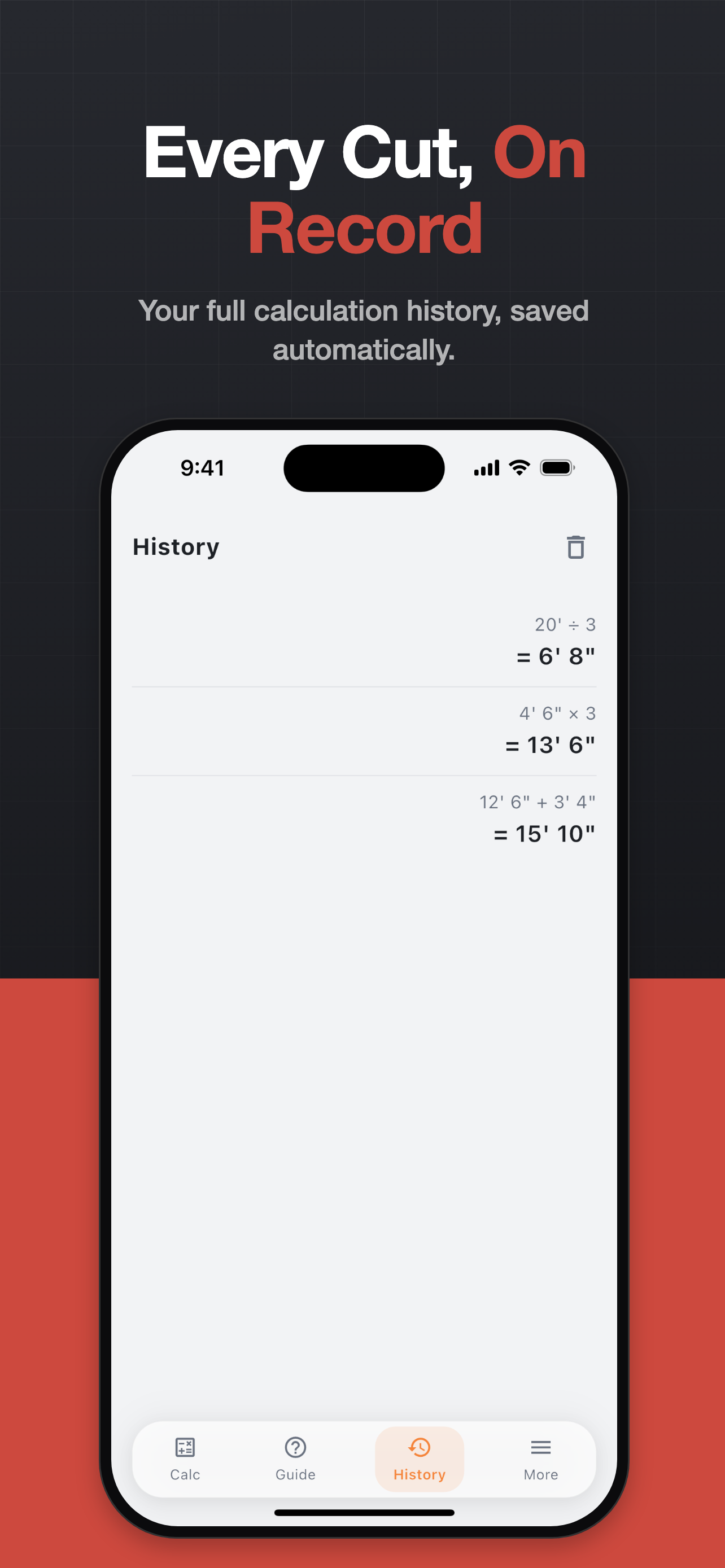 RedX Construction Calculator screenshot 5