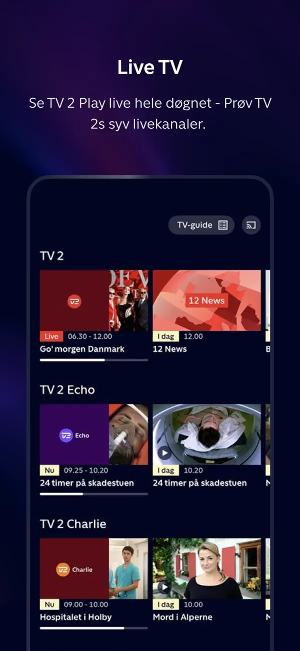 Screenshot #2 pour TV 2 Play