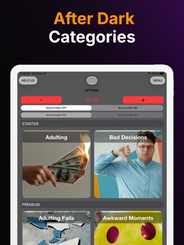 Charades Adult iPad screenshot
