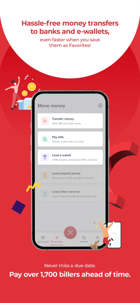 BPI - Die App ermöglicht reibungslose Geldtransfers zwischen Konten sowie das Begleichen von Rechnungen an über 1.700 Rechnungssteller, was die Finanzverwaltung vereinfacht.