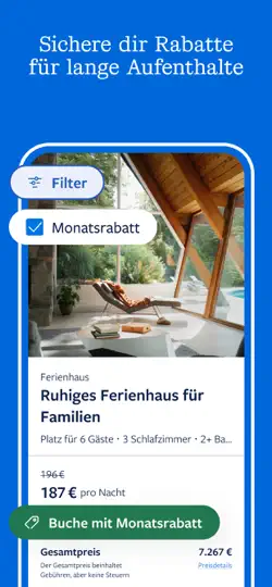 Screenshot von FeWo-direkt Ferienunterkünfte auf dem iPhone 3