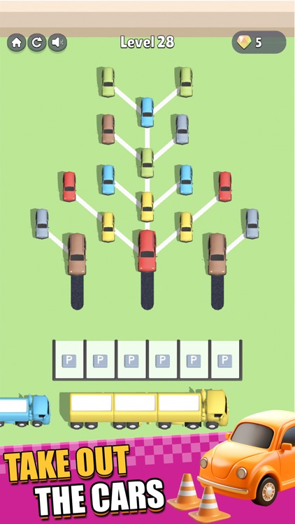 Car Traffic - Parking Lot Jam