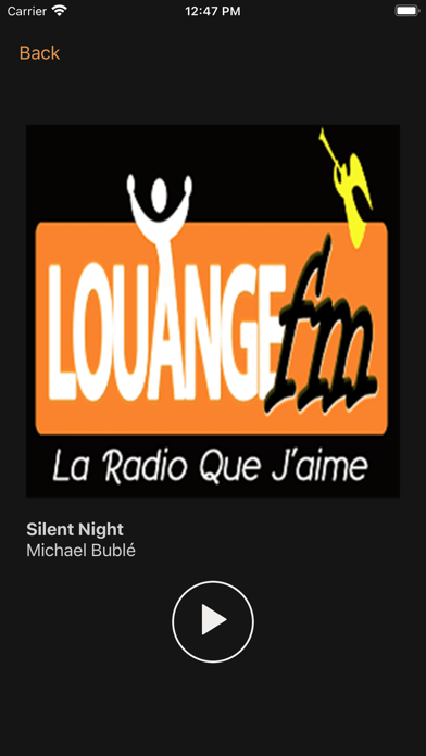 Louange FM Screenshot