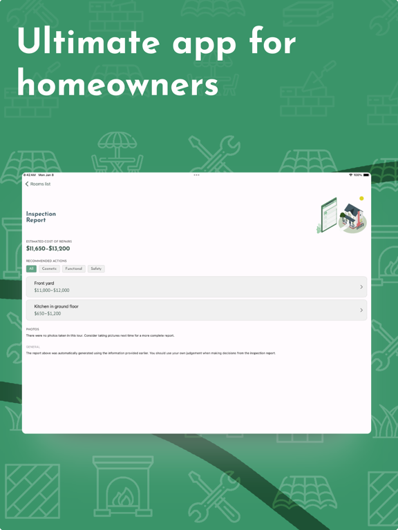 Dwellable – Home Maintenance iPad screenshot 1 - Productivity app