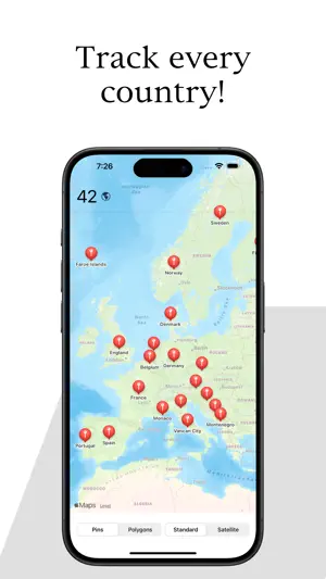 Simply: Country Tracker screenshot 1