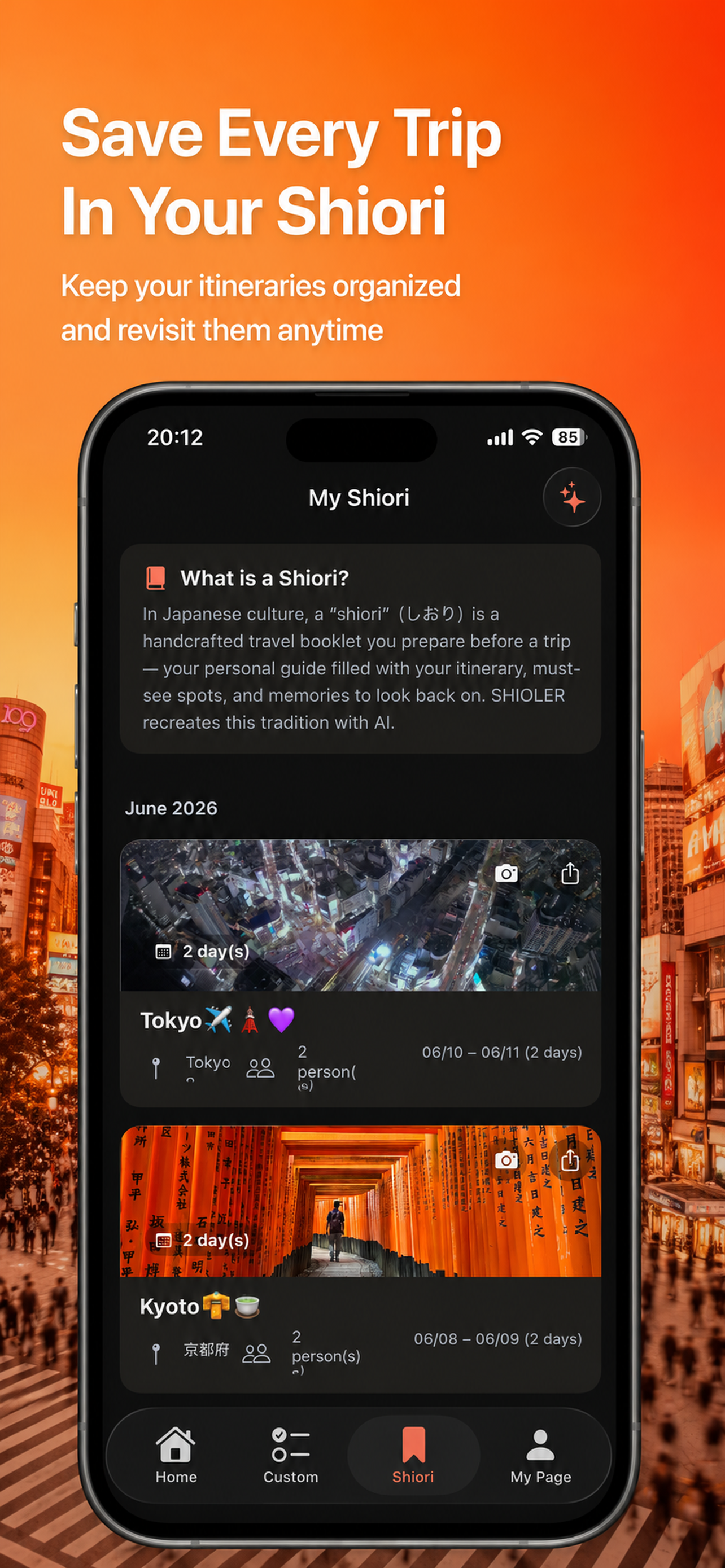 SHIOLER｜AI Japan Trip Planner screenshot 6