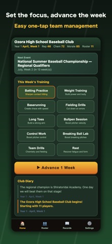 Baseball Club Saga Screenshot 2 of 6