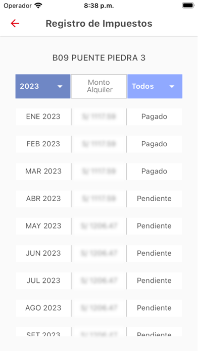 AppAlquileres Screenshot