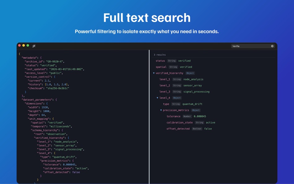 #3. JSON-Kit (macOS) Ved: Davit Darsalia