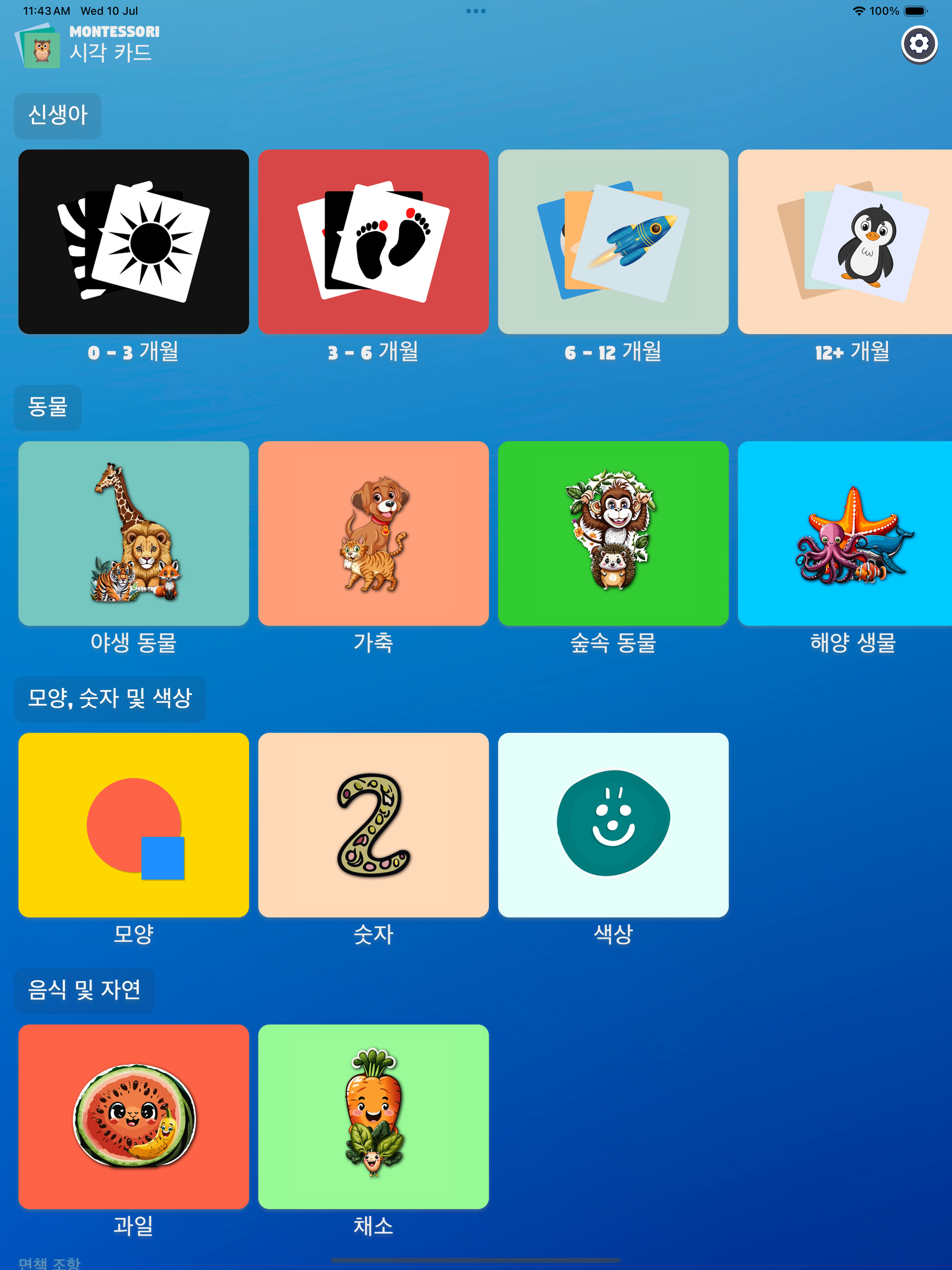몬테소리 비주얼 카드