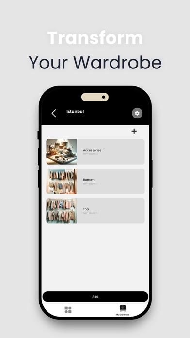 Gardrows: Digital Wardrobe Screenshot
