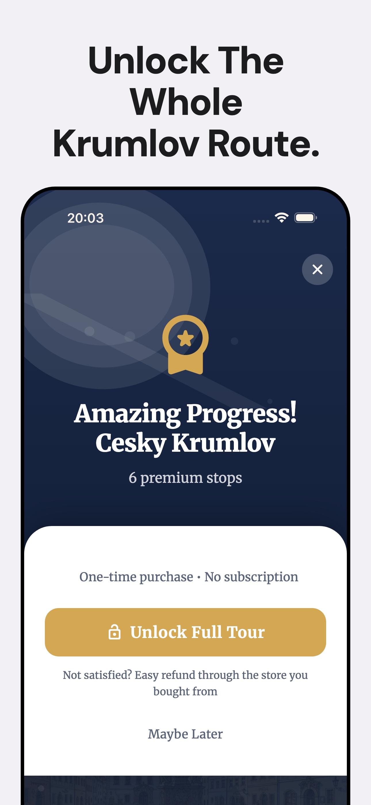 Screenshot 4 of Český Krumlov Audio Guide