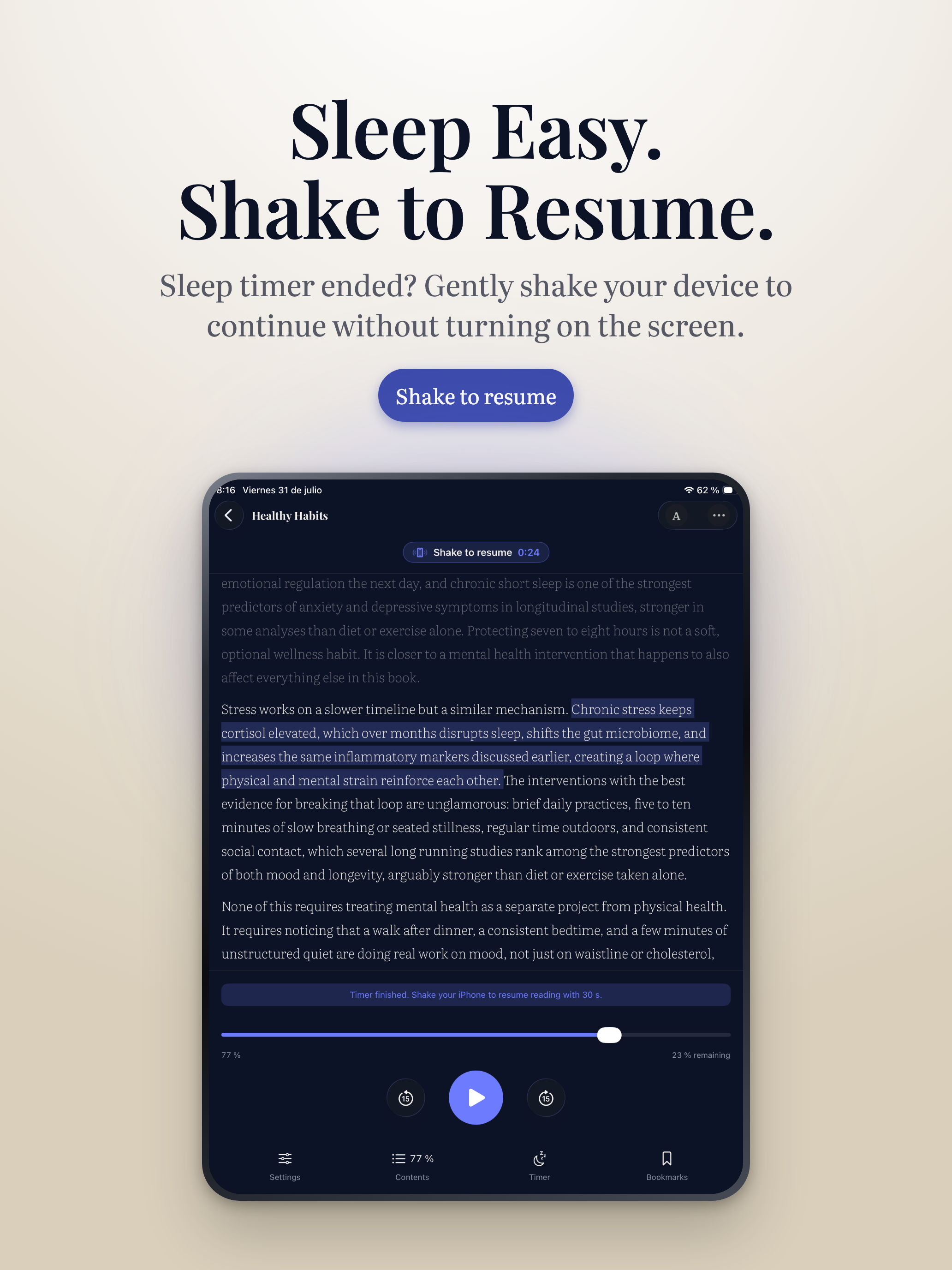 Audia: EPUB & PDF Audio Reader screenshot 21