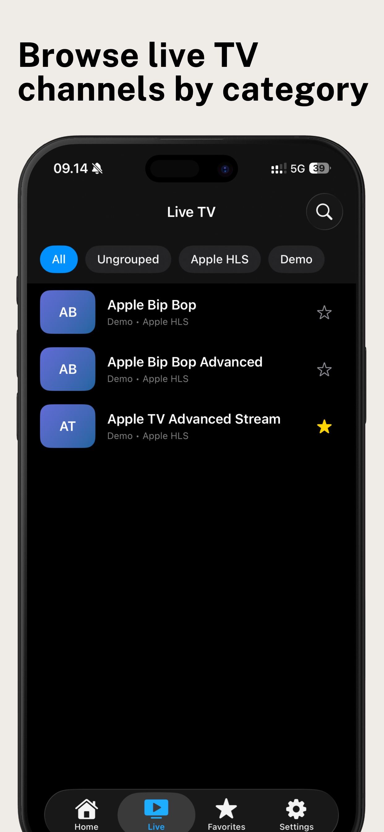 Screenshot 2 of IPTV Player Stream Playlist