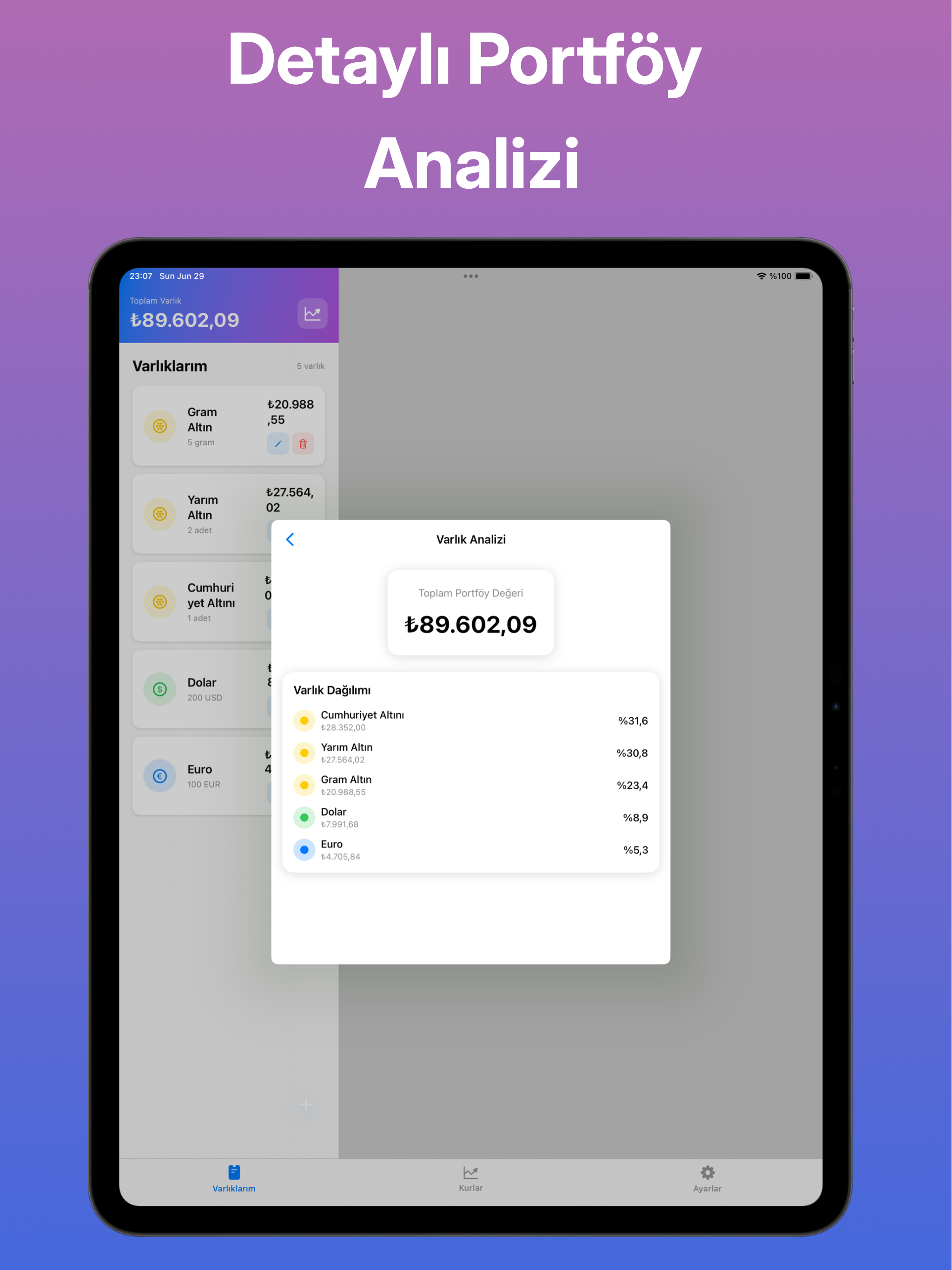 Varlık Takibi: Altın & Döviz screenshot 10