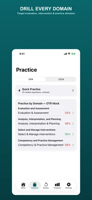 OT Prep: NBCOT Practice screenshot 2