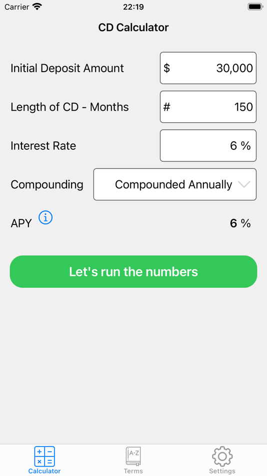 #1. Certificate of Deposits Calc (iOS) 게시자: Do Tri