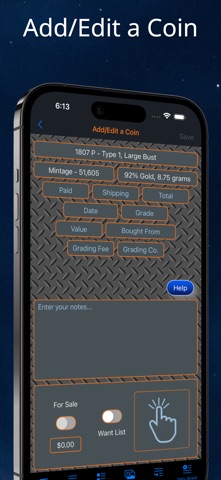 Capped Bust Half Eagle iPhone screenshot