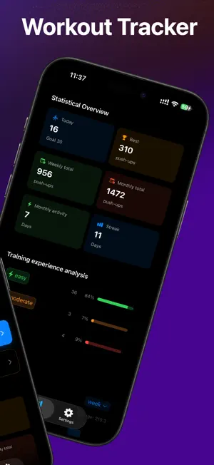 Push Up Counter AI - Home Gym screenshot 2