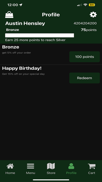 Mr. Greens Cannabis iPhone screenshot 4 - Shopping app