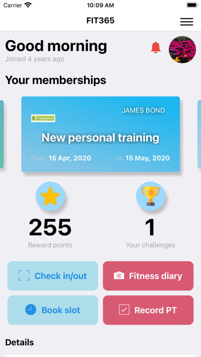 FIT365 Screenshot