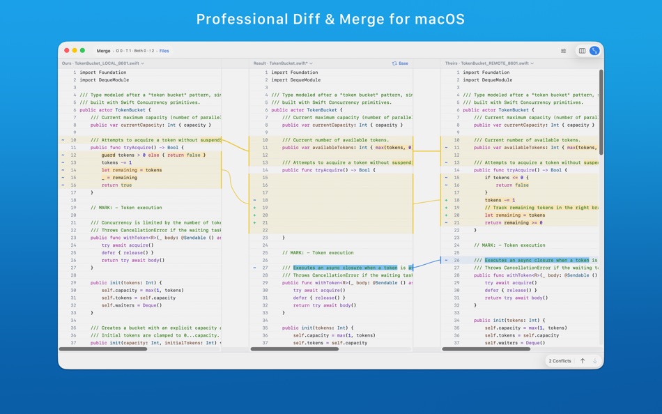 #1. ABDiff (macOS) By: Alejandro Ramirez Aldariz