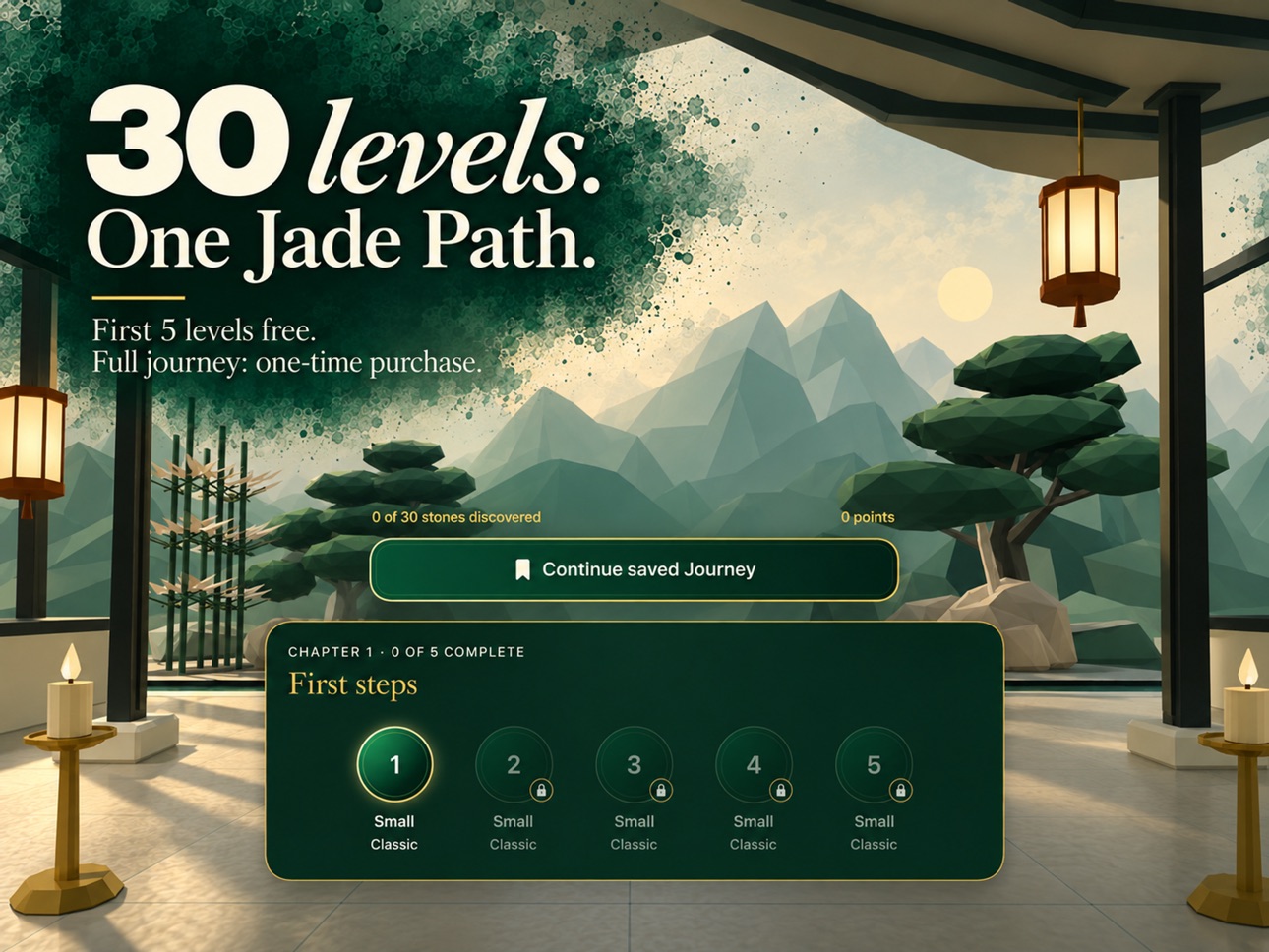 Screenshot 6 of Jade Sanctuary: 3D Puzzle