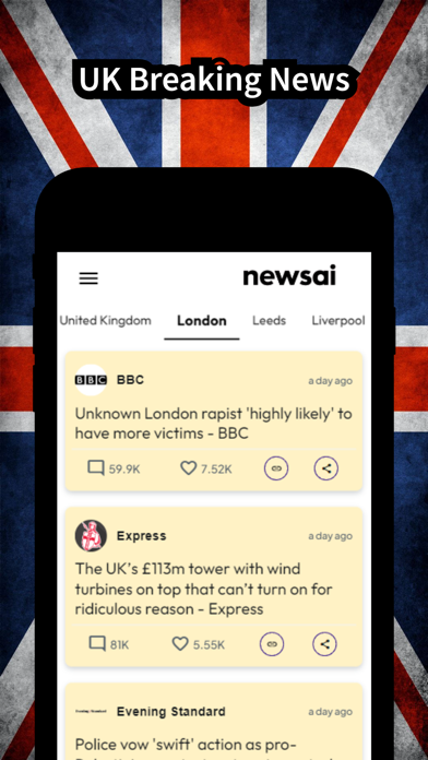 Screenshot #2 pour UK Breaking News