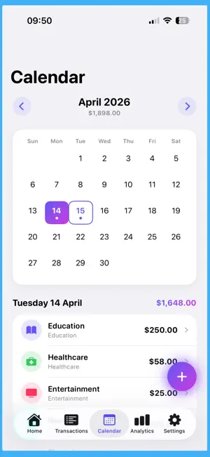 MySpend: Expense Tracker screenshot 2