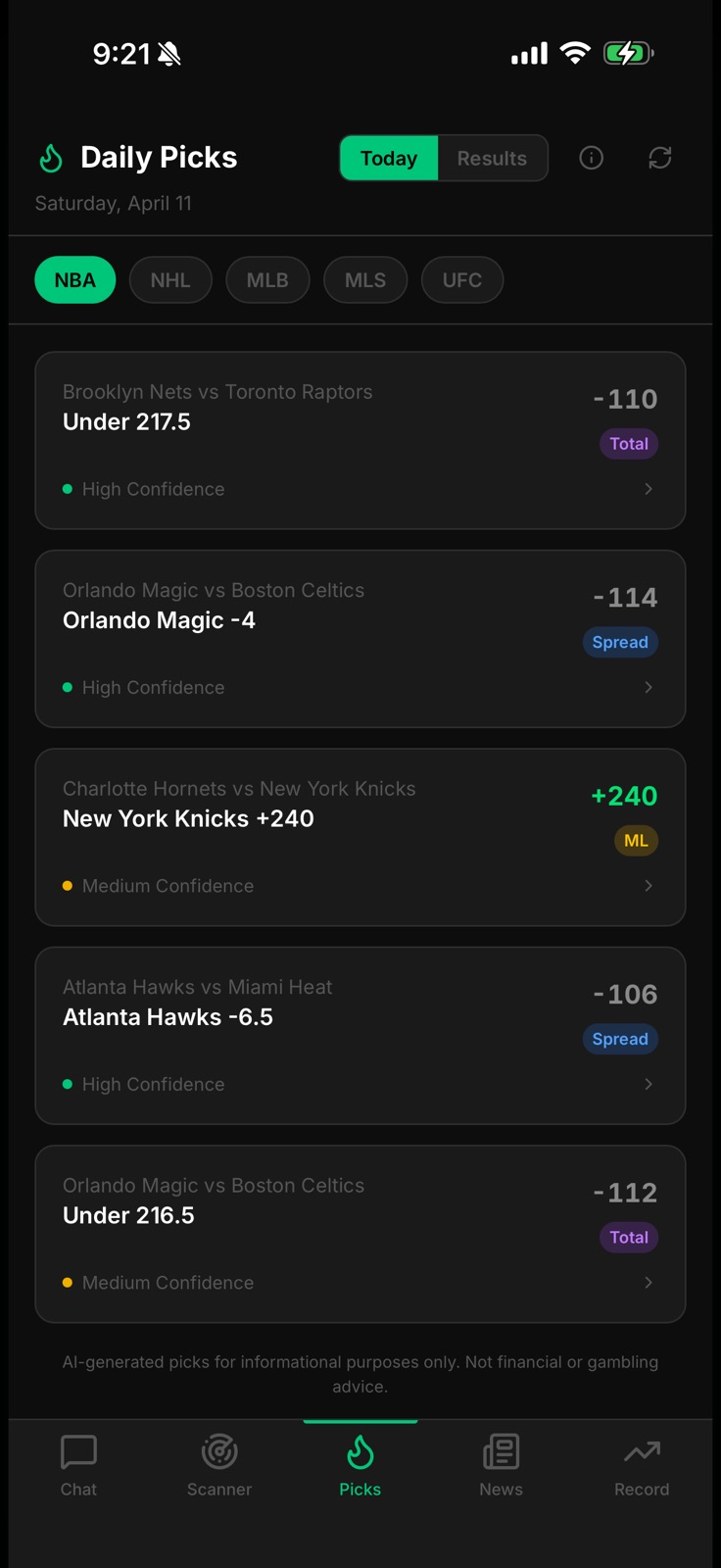 Clutch: AI Sports Advisor iphone screenshot 4