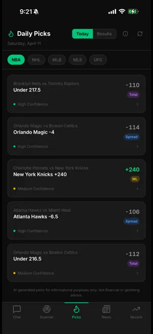 Clutch: AI Sports Advisor screenshot 4