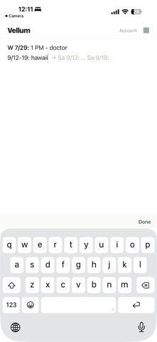 Vellum Schedule Screenshot 5 of 5