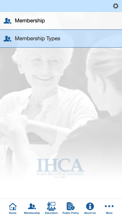 Illinois Health Care Assn. Screenshot
