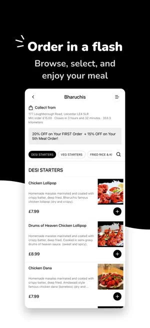 Bharuchis Indian Takeaway screenshot 1