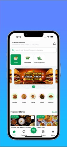 Thirtymins - Food Delivery UK iPhone screenshot