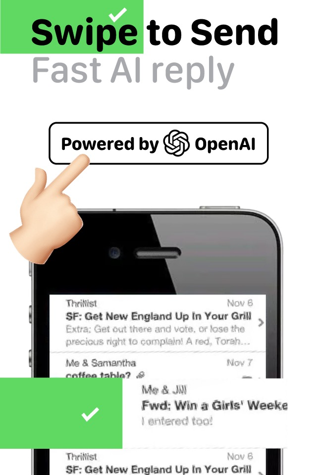 AI for Email–SwipeMail AI app