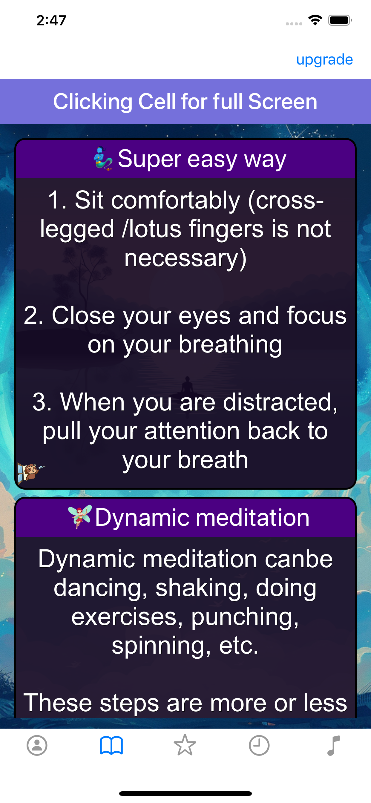 Easy, quick, simple meditation