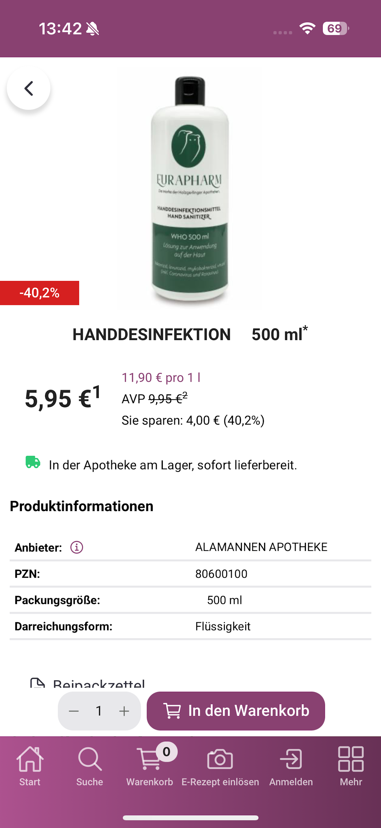 Bären-Apotheke Esslingen