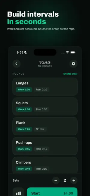 TimedTrainer: Interval Timer screenshot 2