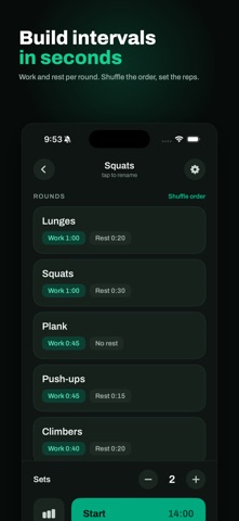TimedTrainer: Interval Timer Screenshot 2 of 4