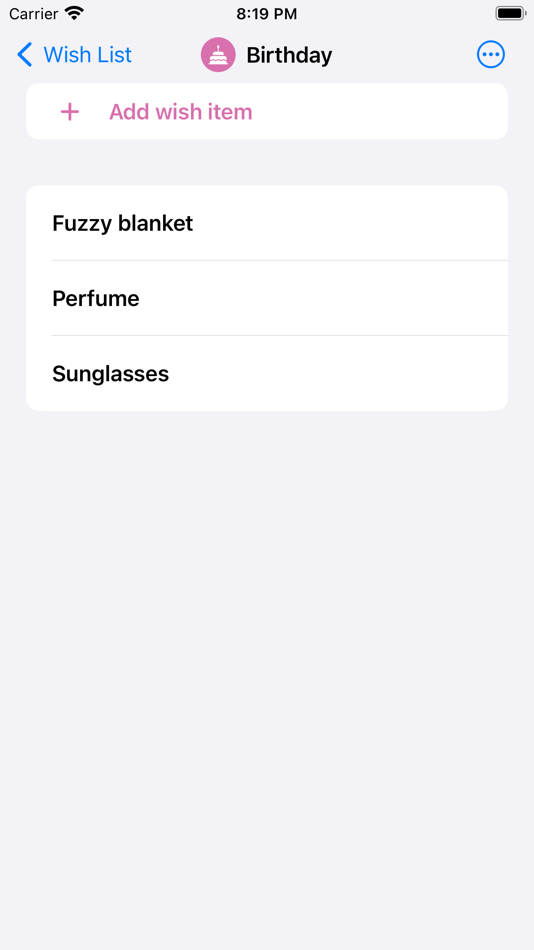 #3. My Wish List Pro (iOS) By: Evelyn Klassen